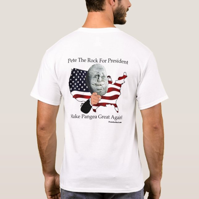 Make Pangea Great Again on Back T-Shirt (Back)