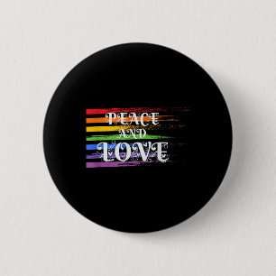 Make Peace, Not War - Colourful Peace & Love R 2 Inch Round Button