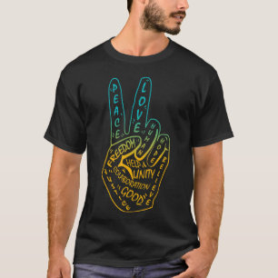Make Peace Not War  Peace Sign Symbol 5 T-Shirt