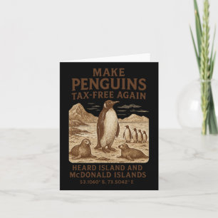 Make Penguin Tax Free Again - Resist Penguins Agai Card