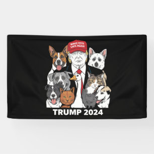 Make Pets Safe Again Trump 2024 Save Our Pets Banner