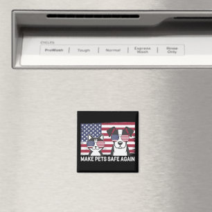 Make Pets Safe Again Trump Harris Debate 2024 Magnet