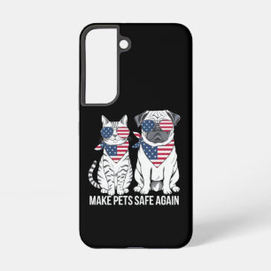 Make Pets Safe Again Trump Harris Debate Dogs Cat Samsung Galaxy Case