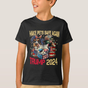 Make Pets Safe Again Trump Harris Debate Eating Th T-Shirt