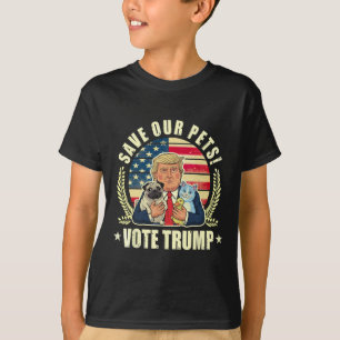 Make Pets Safe Again Vote For Trump Vance 2024 Ele T-Shirt