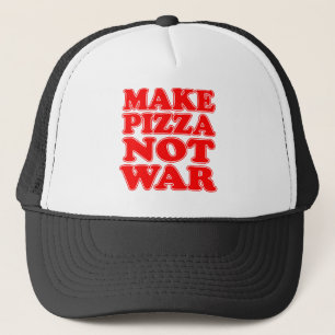 Make Pizza Not War Trucker Hat