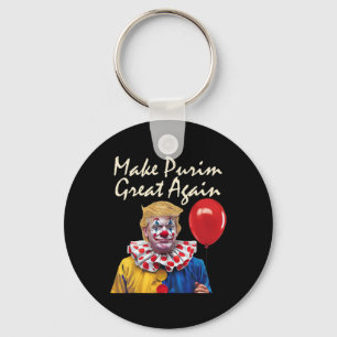 Make Purim Great Again Donald Trump Purim Costume Keychain