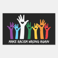 Make Racism Wrong Heart Hands