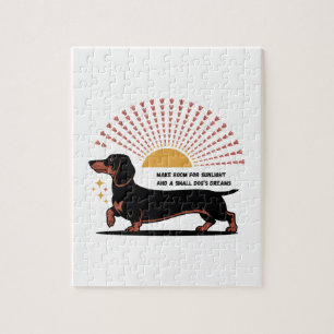 Make Room For Sunlight And A Small Dog’s Dreams Jigsaw Puzzle