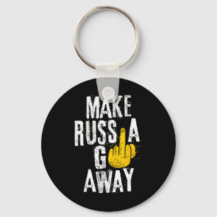 Make Russia Go Away Keychain
