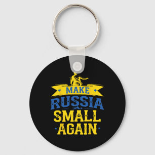Make Russia Small Again – Funny Ukraine-inspired S Keychain