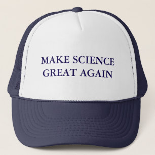 Make Science Great Again Typography Trucker Hat