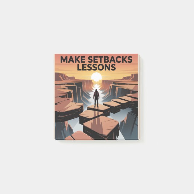 Make Setbacks Lessons Post-it Notes (Front)