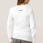 Make Snow Angels Embroidered Long Sleeve T-Shirt (Back)