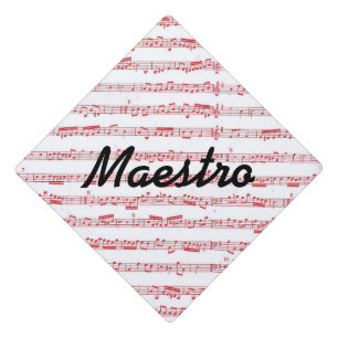 Make Some Music Maestro Graduation Cap Topper