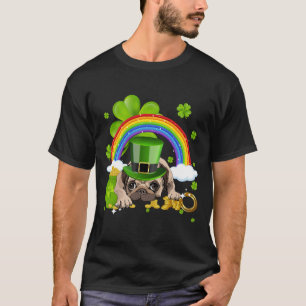 Make St Patricks Day Great Again Funny Pug Men Wom T-Shirt