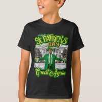Make St. Patricks Day Great Again Funny Trump