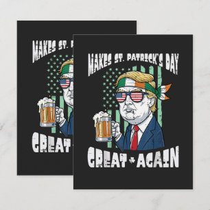 Make St Patricks Day Great Again Saint Paddys Announcement