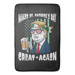 Make St Patricks Day Great Again Saint Paddys Bath Mat