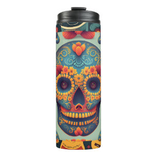 Make Statement with Festive Cinco De Mayo Pattern Thermal Tumbler