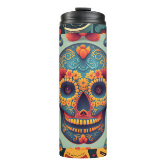 Make Statement with Festive Cinco De Mayo Pattern Thermal Tumbler