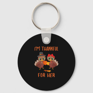 Make Thanksgiving Great Again Trump Turkey Funny Keychain