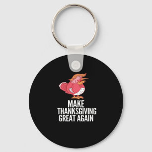 Make Thanksgiving Great Again Trumpkin – Basic Pum Keychain