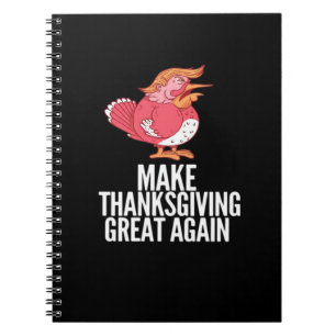 Make Thanksgiving Great Again Trumpkin – Basic Pum Notebook