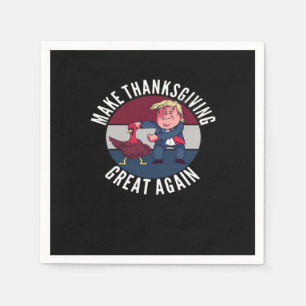 Make Thanksgiving Great Again Trumpkin – Classic P Napkin