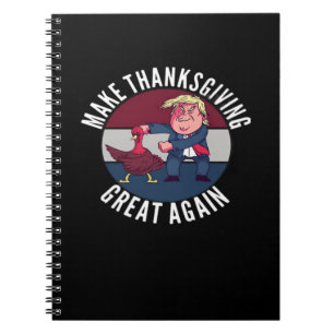 Make Thanksgiving Great Again Trumpkin – Classic P Notebook