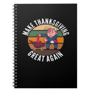 Make Thanksgiving Great Again Trumpkin – Funny Tur Notebook