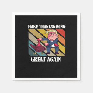 Make Thanksgiving Great Again Trumpkin – Sloth & S Napkin
