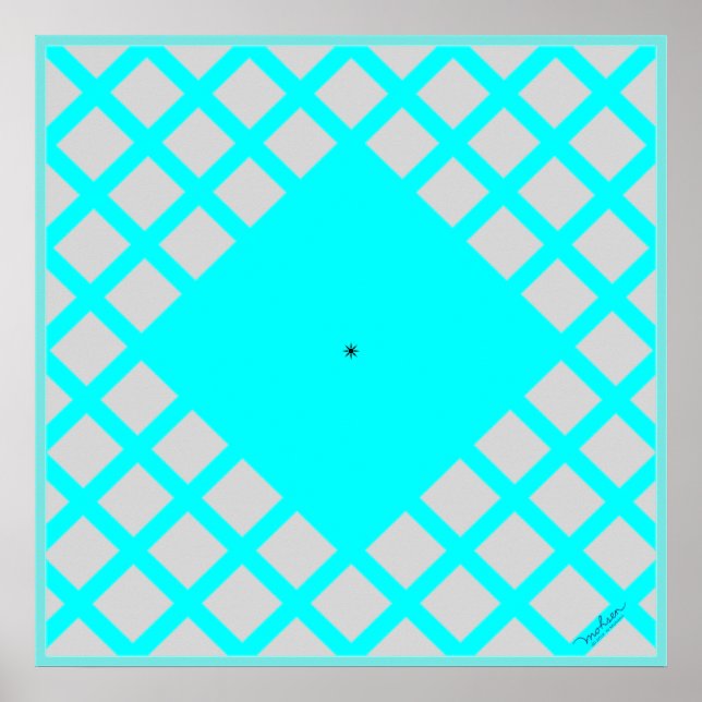 Make the Grid Pink Poster (Front)