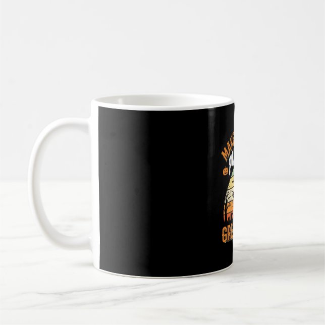 Make The Pumpkin Great Again Halloween Design_1 Coffee Mug (Left)