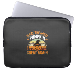 Make The Pumpkin Great Again Halloween Design_1 Laptop Sleeve