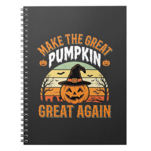 Make The Pumpkin Great Again Halloween Design_1 Notebook