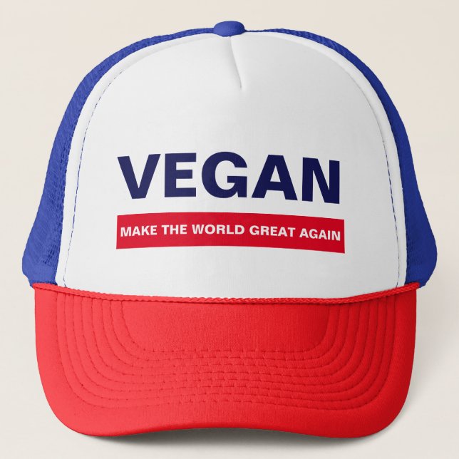 MAKE THE WORLD GREAT AGAIN VEGAN CAP (Front)