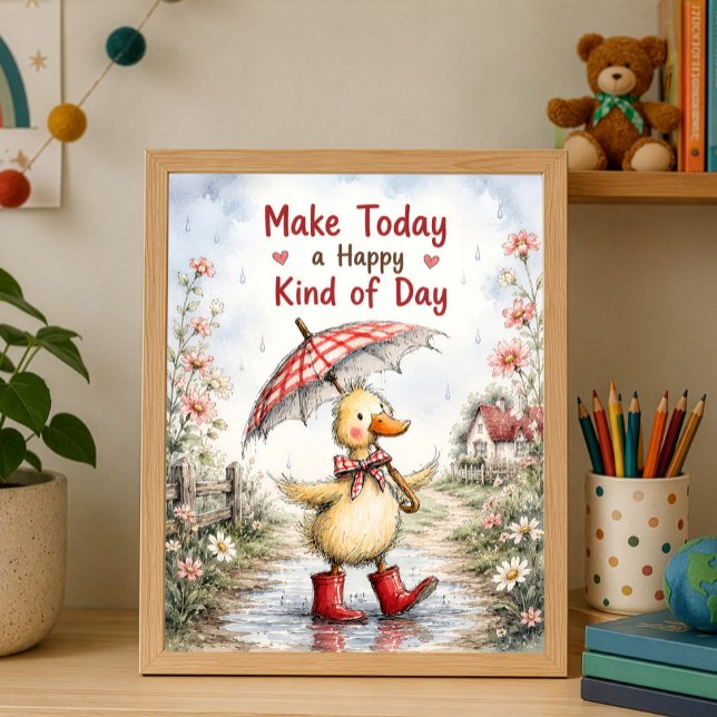 Make Today A Happy Kind of Day Poster (Creator Uploaded)