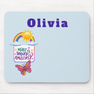 Make Today Amazing -Brighten Your Day Colourful Mouse Pad