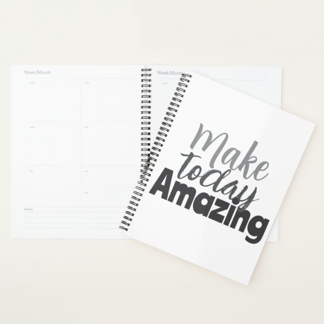 Make Today Amazing Inspirational Quote Planner (Display)
