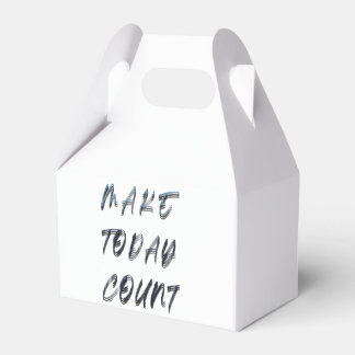 make today count favor box