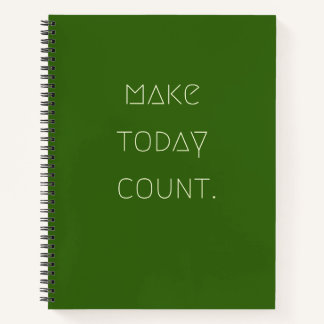 make.today.count. Notebooks & Journals