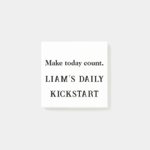 Make Today Count – Personalized Motivation Note