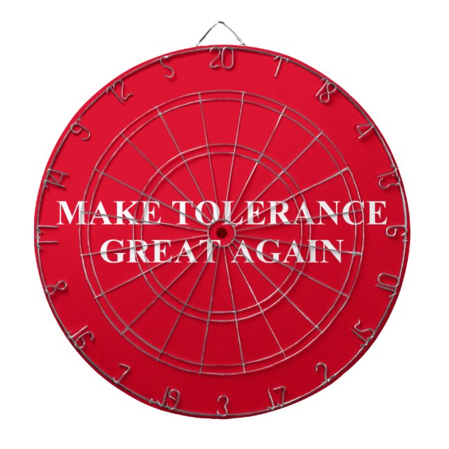 Make Tolerance Great Again Dartboard (Front)