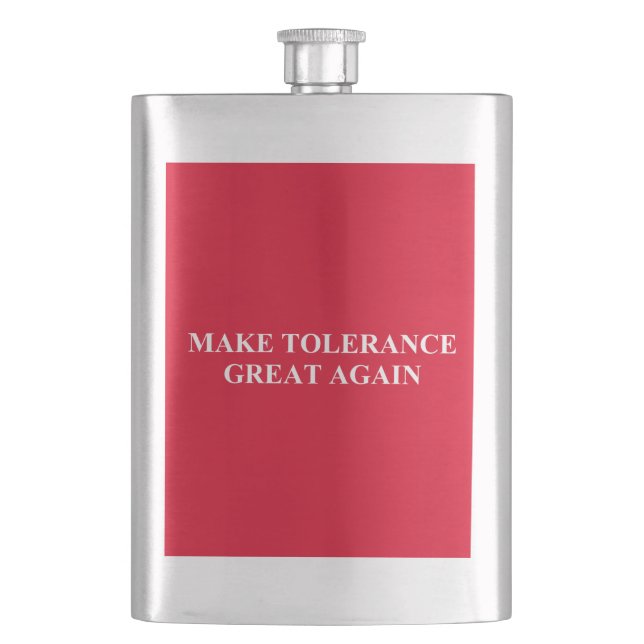 Make Tolerance Great Again Hip Flask (Front)