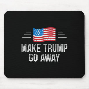 Make Trump Go Away - Vintage Style - Mouse Pad