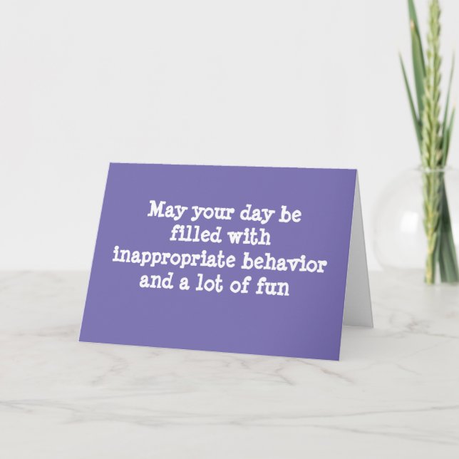 MAKE TURNING *50* EASIER WITH THIS ADVICE! CARD (Front)