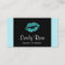 Make Up Artist Black and Teal Glitter Kiss