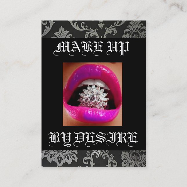 Make up Artist business card (Front)