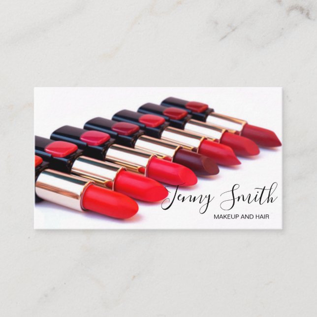Make up artist business card (Front)
